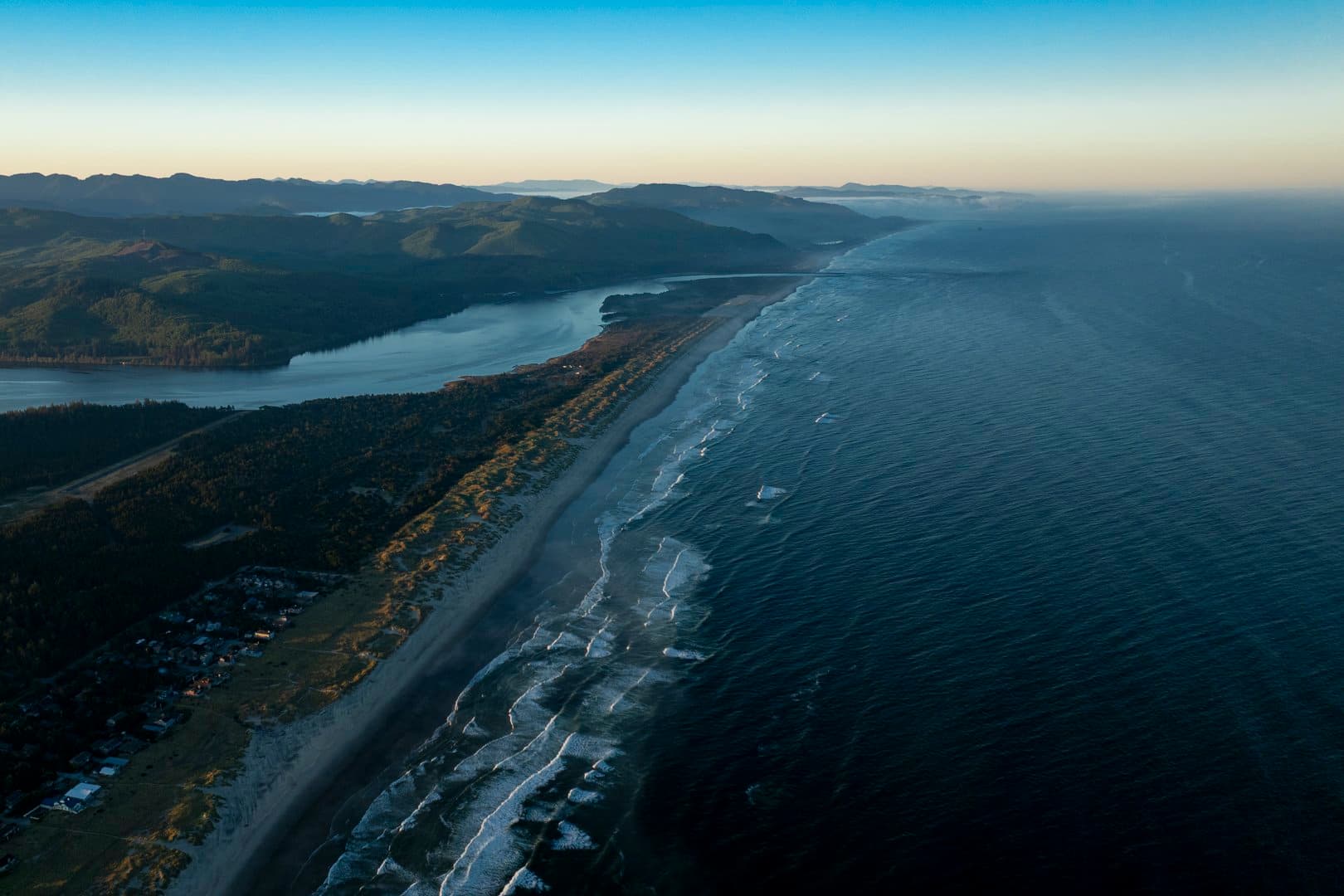 Sunrise on Manzanita beach